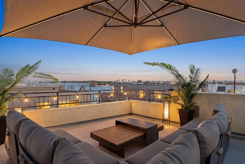 Mission Beach rooftop Airbnb furnished and launched by Airbnb Ready
